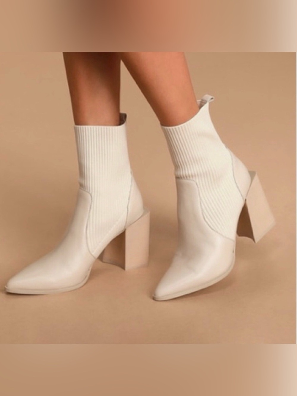 Steve Madden Sock Ankle Booties - Size 6